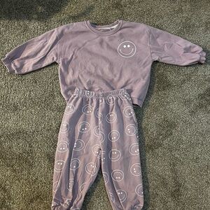 Indy and Pippa Purple Smiley Set